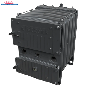 Graue Gusseisenkessel für Holzvergaserkessel IBC GK-7k-öko 36 kW