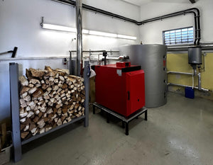IBC Holzvergaserkessel GK - 7k - öko 32 kW – Gusskessel 🌱 Effizient 🔥 - GEMA Shop