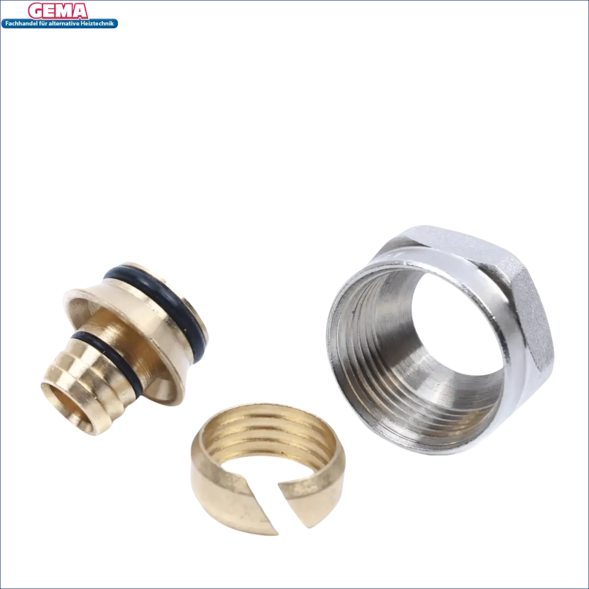 Brass compression fitting components für sichere Rohrverbindung bei Boilers und Boiler-Zubehör