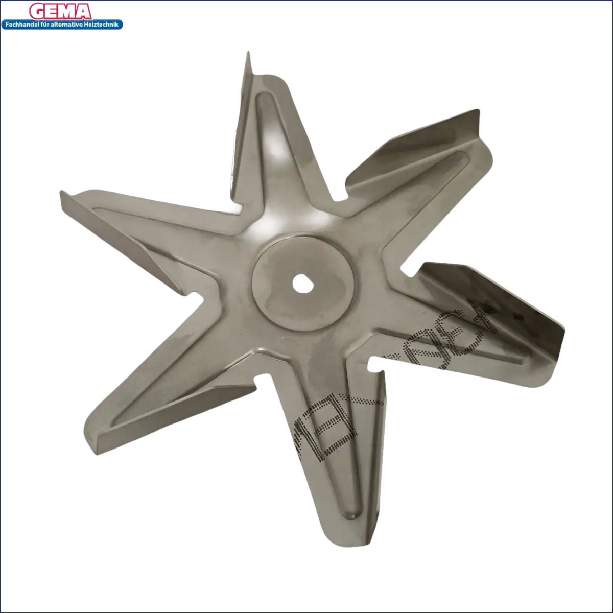 Metallischer sechsspariger Lüfterrad für Holzvergaserkessel Attack DP dient der perfekten Passform