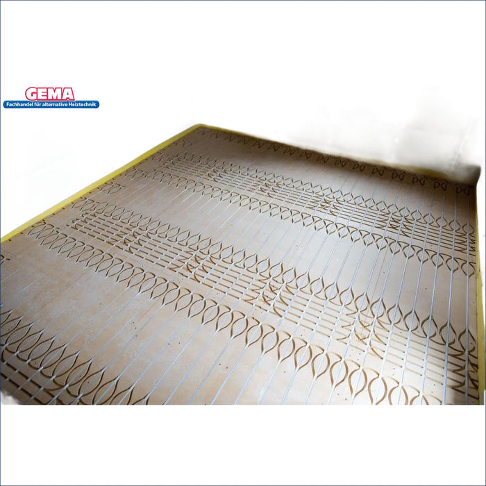 Underfloor heating installation with Öko Floor Flächenheizsystem Komplett Set 15,0m²