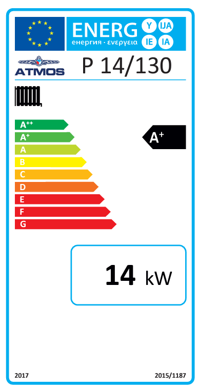 latviešu
Granulu katls ATMOS P14/130 - GEMA veikals