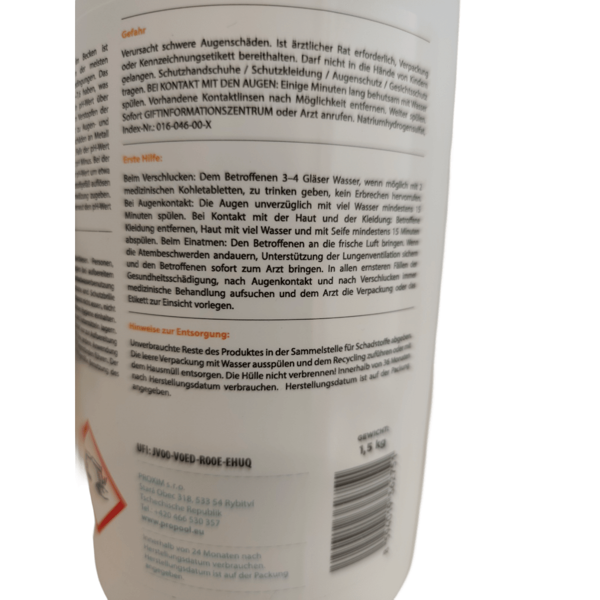 pH minus Natriumbisulfat - GEMA Shop