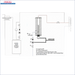 Schematische Darstellung des Wassereheizungssystems für PV Durchlauferhitzer Heizmodul