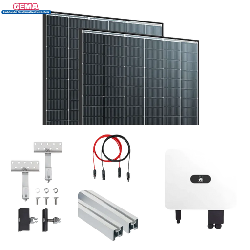 Solarkit für das PV Komplettpaket Huawei 15KW Schrägdachmontage Trina 435 Vertex S