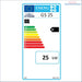 Energieeffizienzlabel für einen GS 25 Holzvergaser-Heizkessel