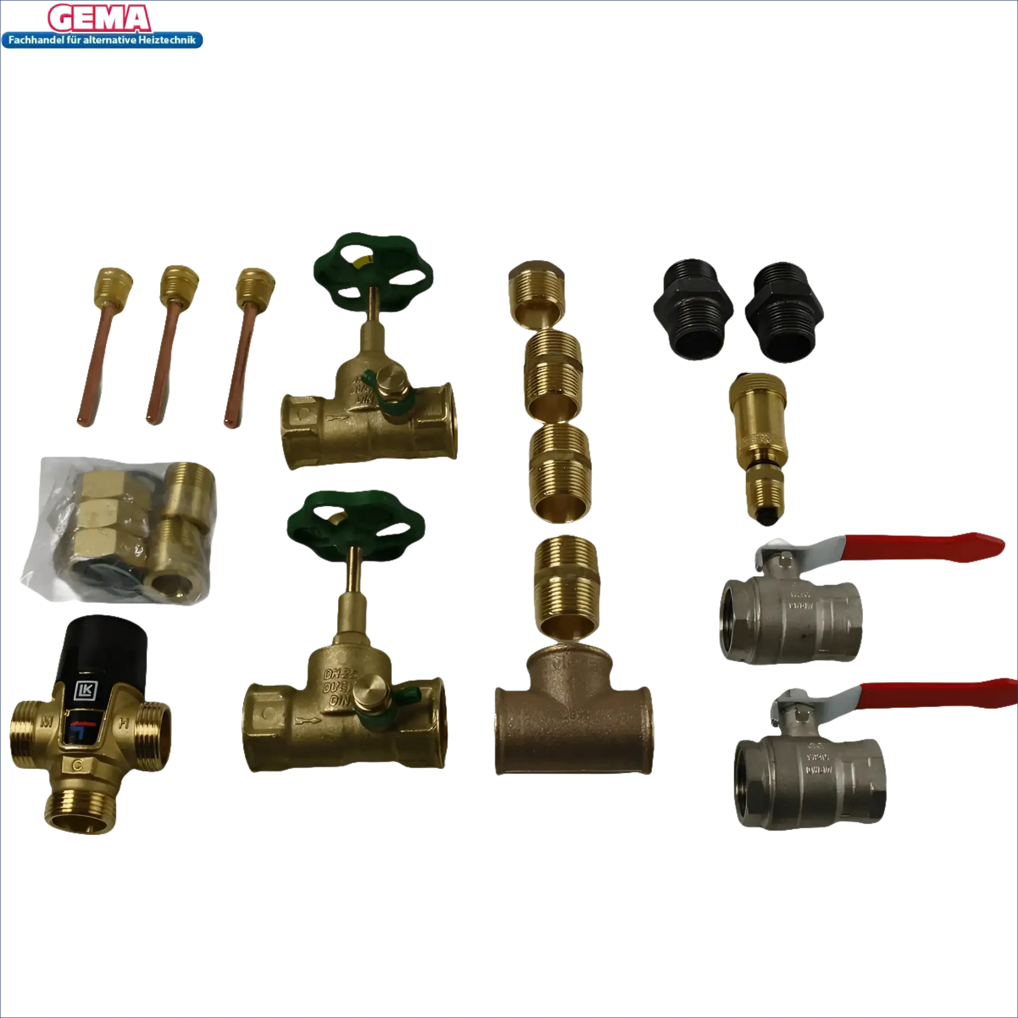 Plumbing fittings and valves am Sunex Fish S16 X Anschlusspaket für Installationen