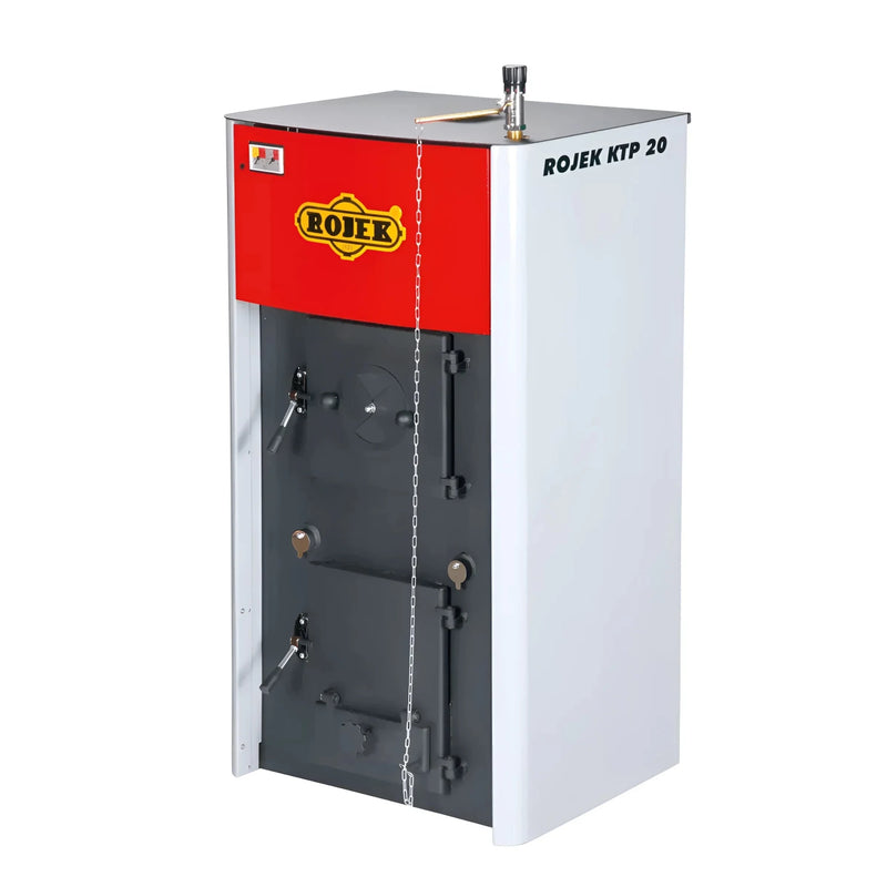 Vergaserkessel Rojek KTP 30 kW – Efektīvs malkai un brūnoglēm 🔥 - GEMA Shop