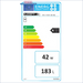 Energieeffizienzlabel für Warmwasserspeicher: A+, 42 W Verbrauch, 183 L Volumen. Ideal für effiziente Warmwasserbereitung 💧⚡