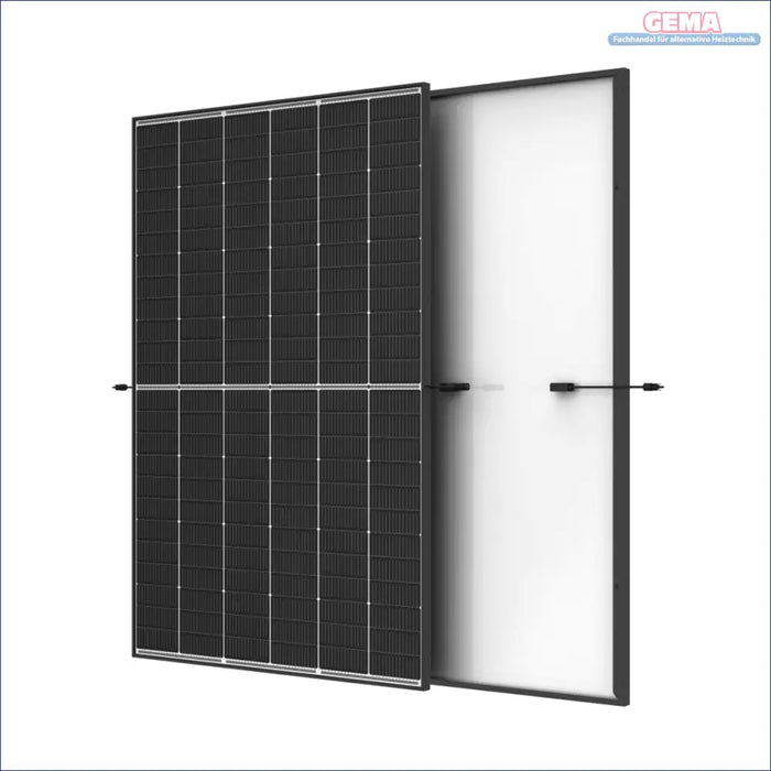 Bifaciales Solarmodul auf Weiße Solar-Mikro-Wechselrichter mit Huawei-Komponenten