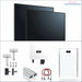 Solarpanel-Komponentensystem mit Weißer Huawei Solarwechselrichter und Montagehalterung