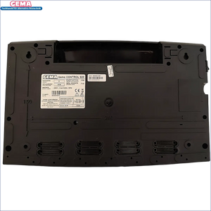 Schwarze elektronische Steuerungseinheit für Witterungsgeführte Regelung Gema Control 920 mit Internetmodul Econet Typ CT6