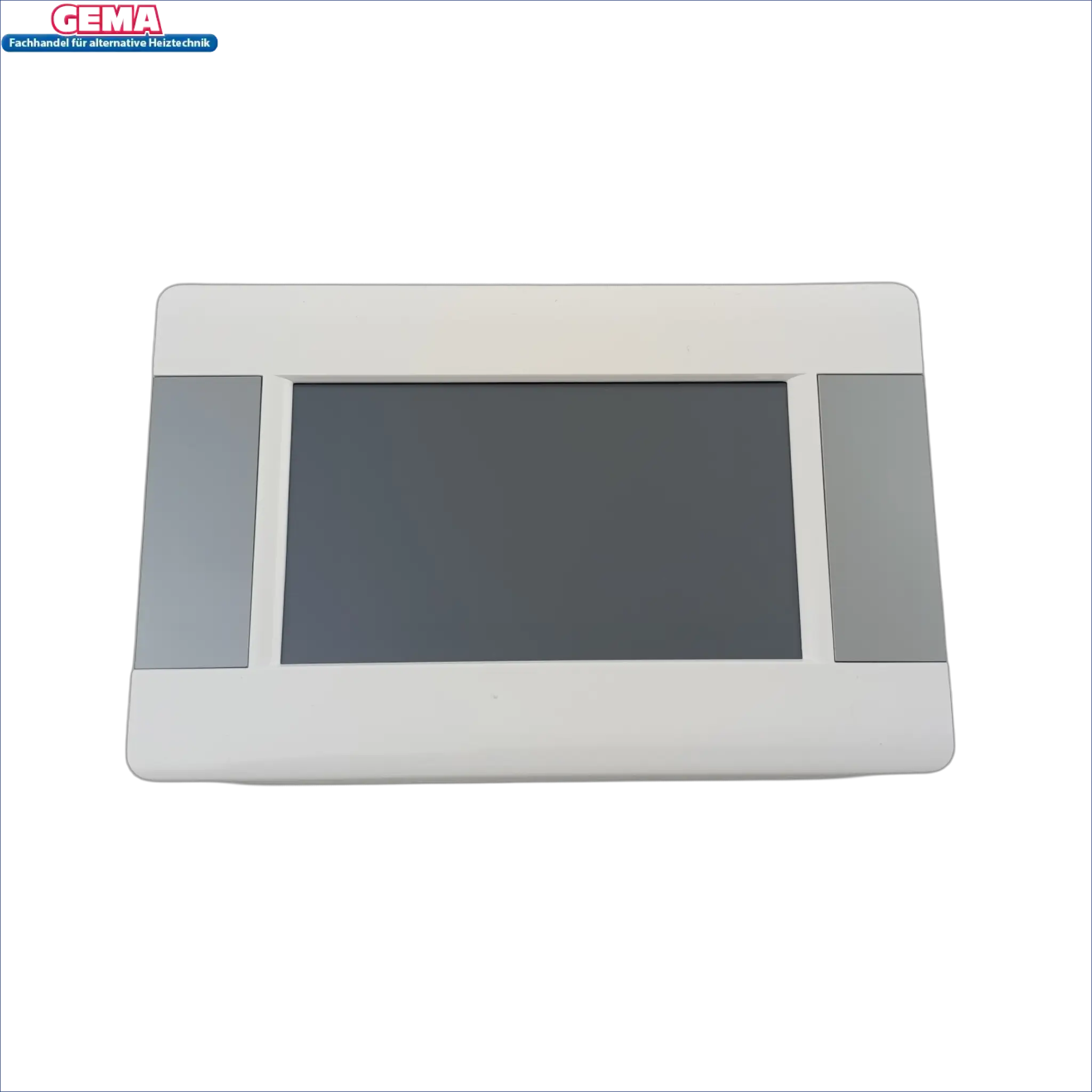 Weiße und graue digitaldrawingtablet für Witterungsgeführte Regelung GEMA Control 920 mit Internetmodul Econet Typ CT6
